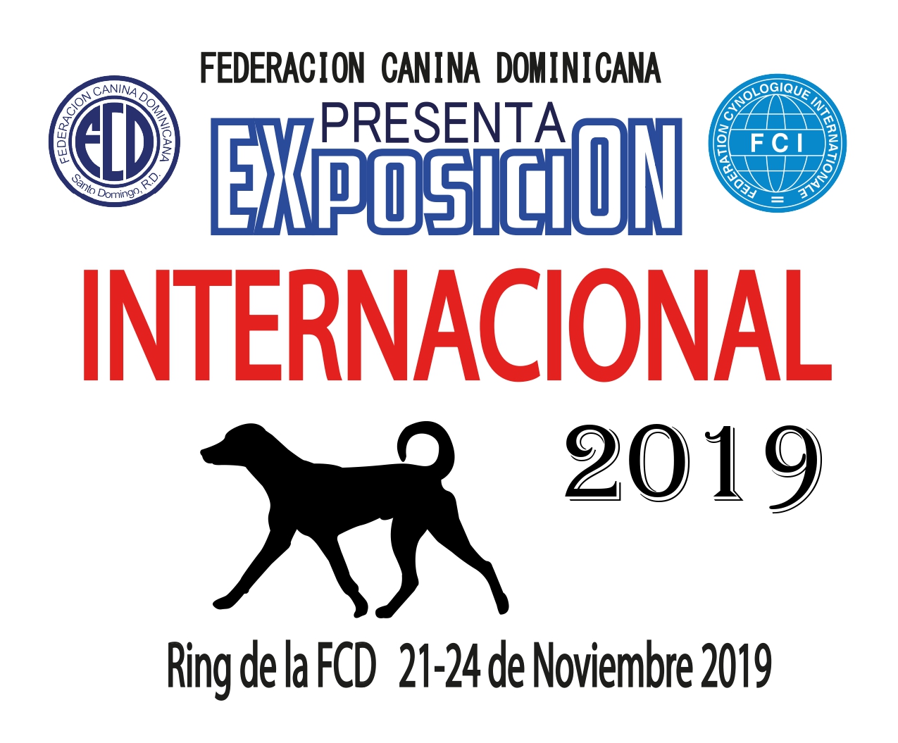 Federaci&oacute;n Canina Dominicana anuncia Exposici&oacute;n Canina Internacional 2019