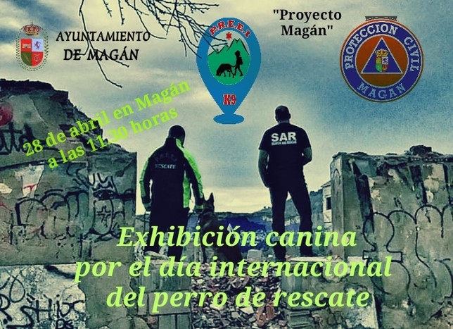 Mag&aacute;n celebra el D&iacute;a Internacional del Perro de Rescate