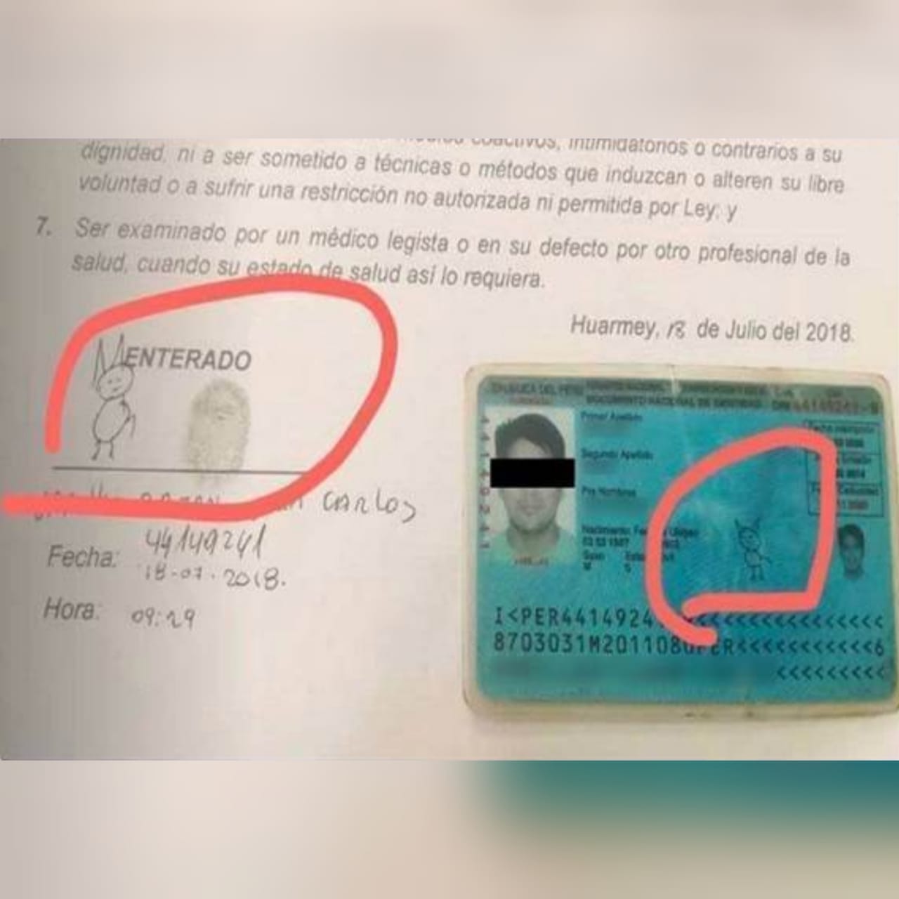Ama tanto a su mascota, que en su c&eacute;dula firm&oacute; con un gatito 