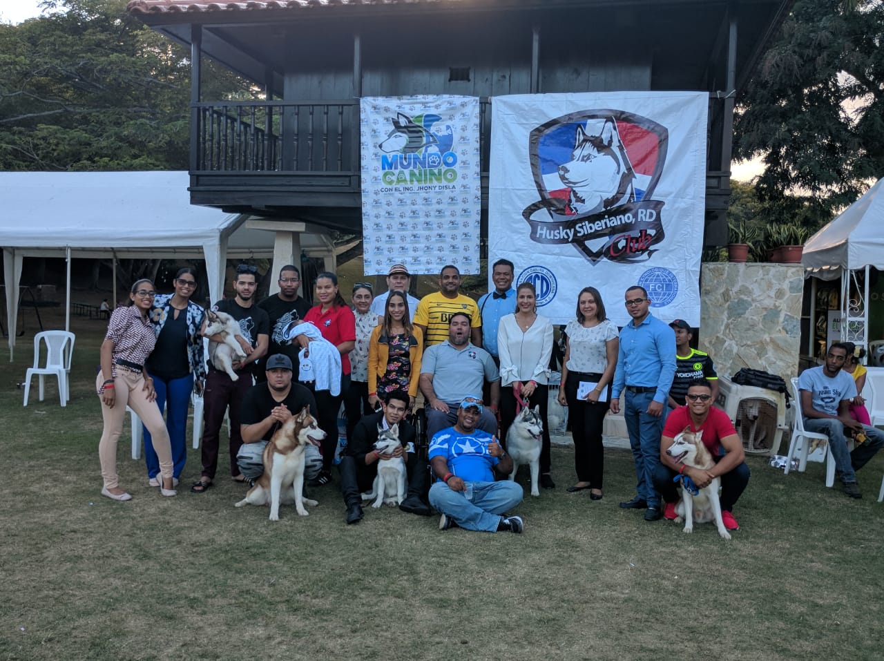 Realizan exhibici&oacute;n especializada de Husky Siberiano en la Rep&uacute;blica Dominicana