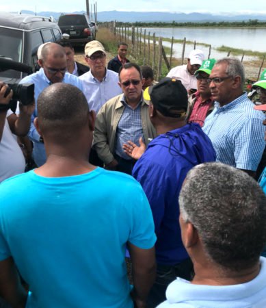 Gabinete agropecuario inspecciona zonas afectadas por hurac&aacute;n Mar&iacute;a